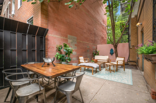 two-bedroom condo in the East Village with private outdoor space